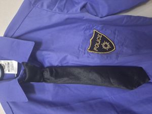 Kids Costumes to Hire - Police - Blue shirt - 6 years